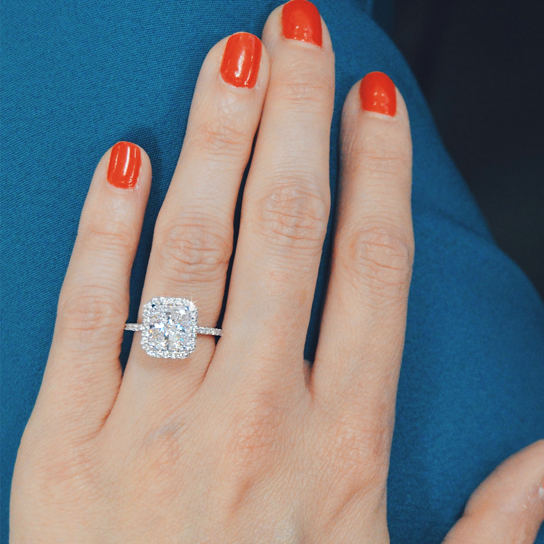 Radiant Cut Engagement Rings – Melanie Casey