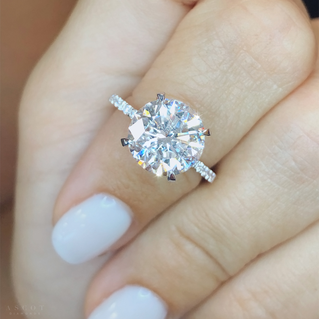 3 carat diamond solitaire ring