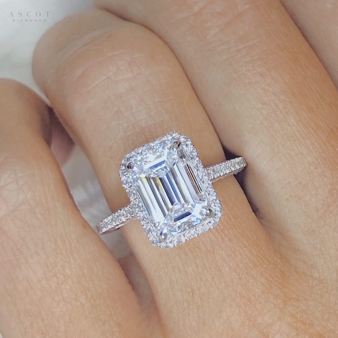 Icon Cushion Cut Diamond Engagement Ring, White Gold - Graff