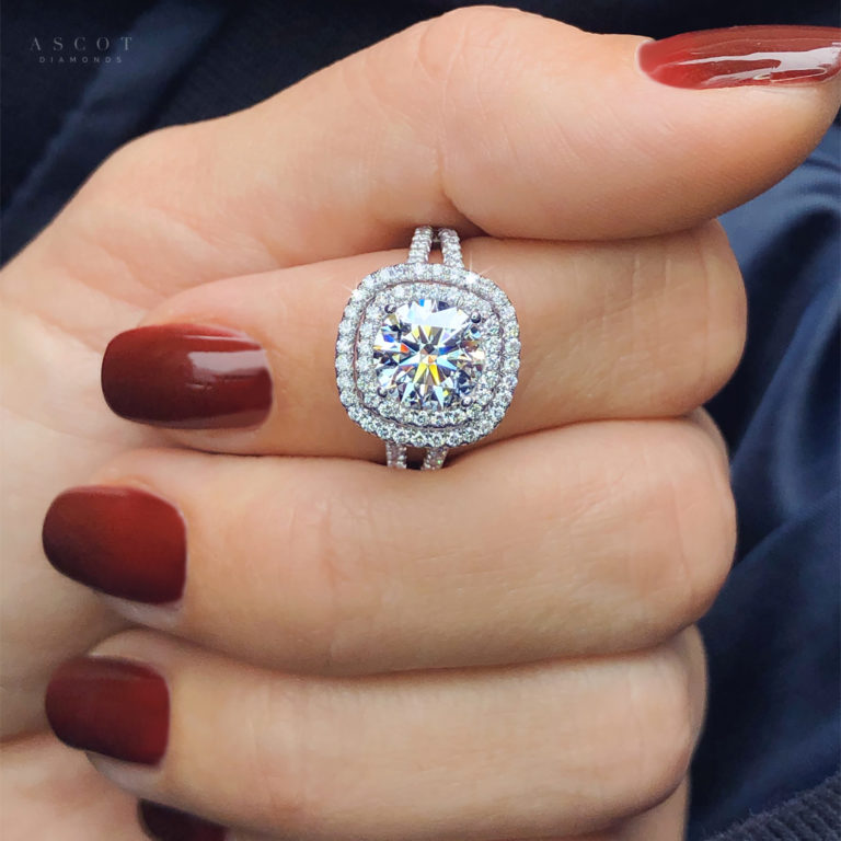 Wide Solitaire Diamond Ring | Solitaire Rings | Nir Oliva Jewelry