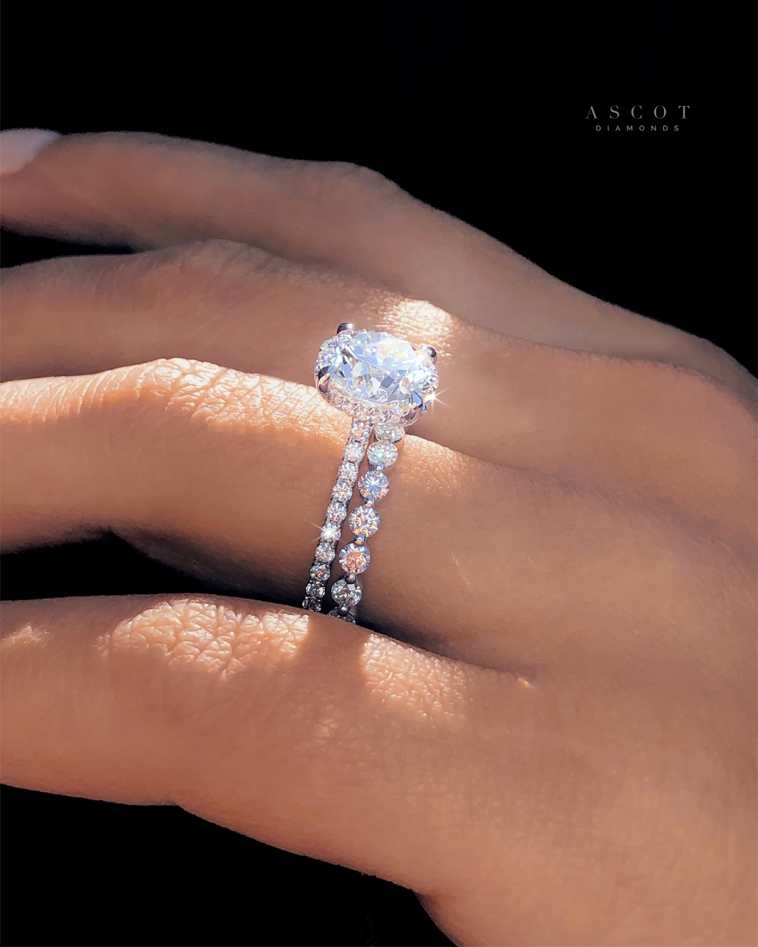 1.68 Ct. Round Cut Natural Diamond Natural Halo U-Prong Pave Diamond  Engagement Ring (GIA Certified) | Diamond Mansion