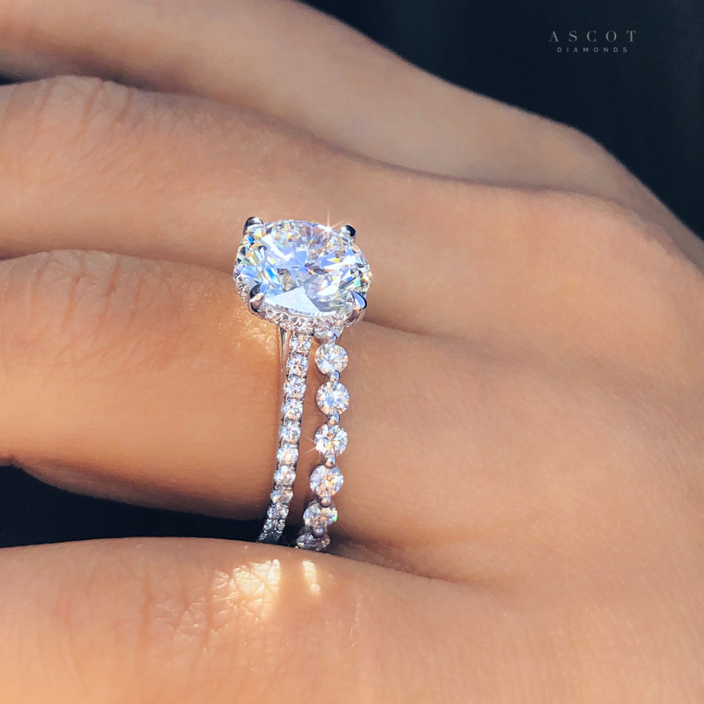 Oval 3 Stone Diamond Engagement Ring | Fox Fine Jewelry