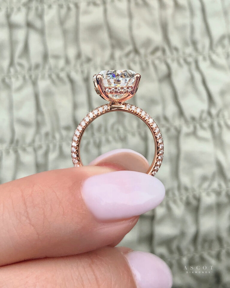 Customise Rose Quartz Engagement Rings online